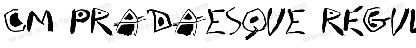 CM PRADAESQUE Regula字体转换